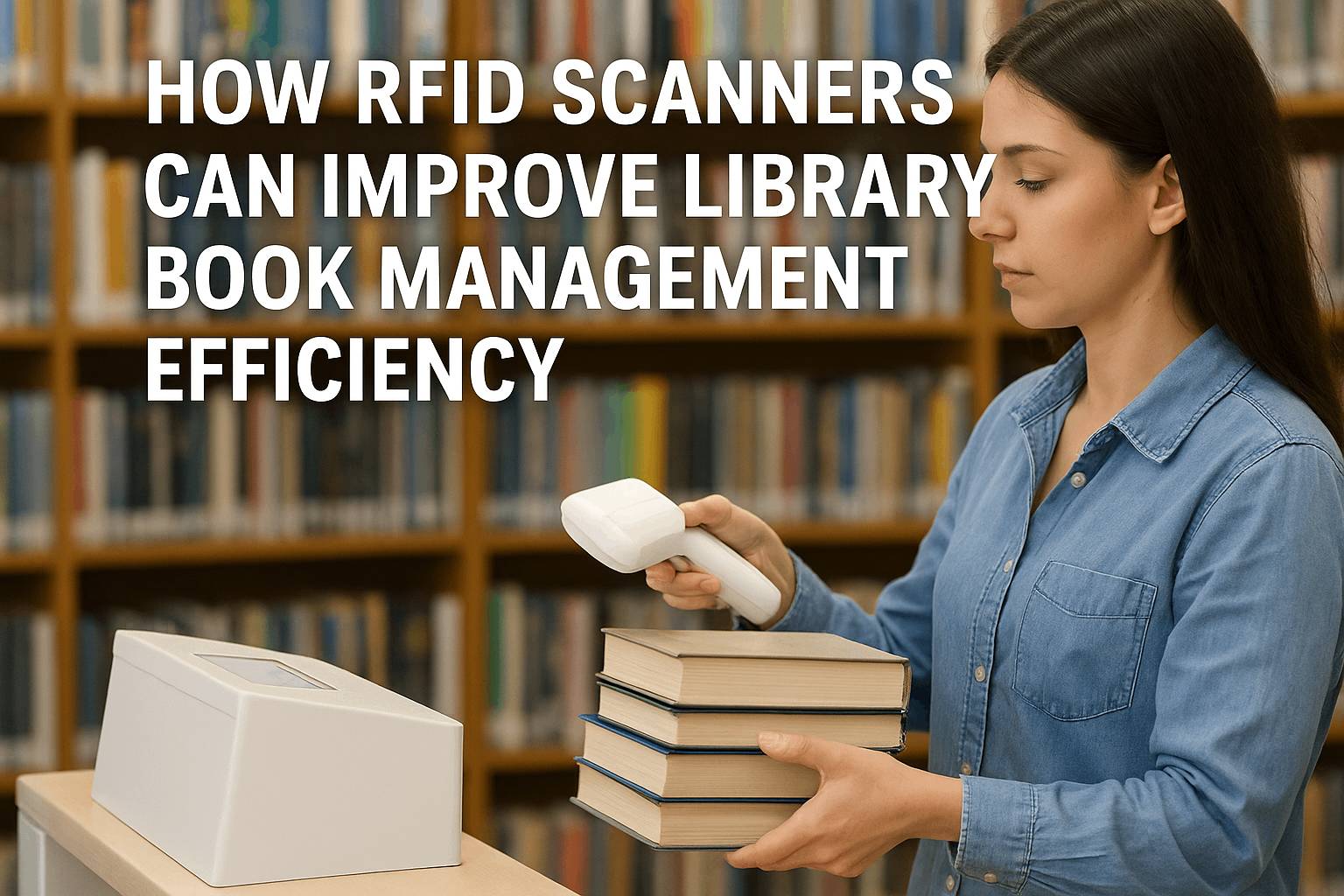 RFID 스캐너가 도서관 도서 관리 효율성을 어떻게 향상시킬 수 있을까?